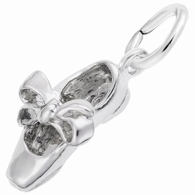 Sterling Silver Tap Shoes Charm