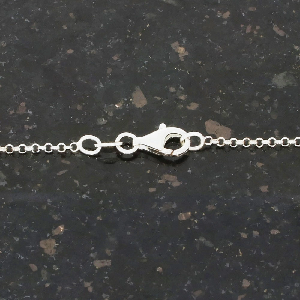 Sterling Silver Three Colour Ladies Triple Feather Necklace