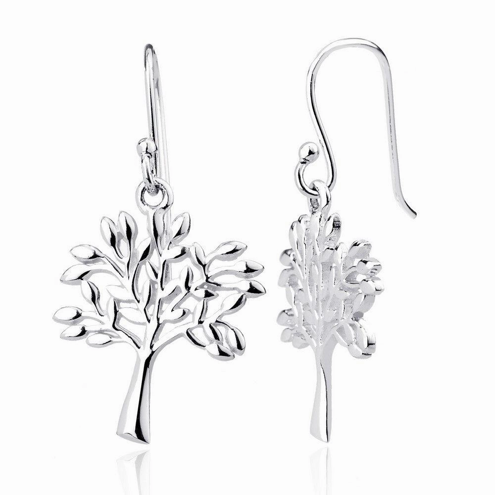 Sterling Silver Tree Earrings