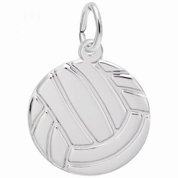 Sterling Silver VolleyBall Charm