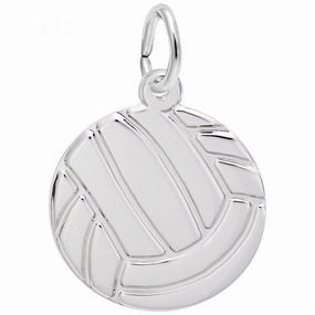 Sterling Silver VolleyBall Charm