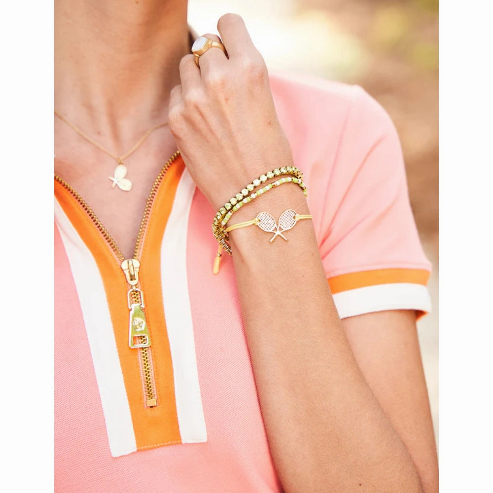 Sunrise Tennis Bracelet 4mm - Lime
