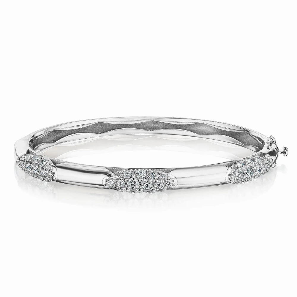 Tacori 18k Crescent Eclipse 360 High Polish Bold Bangle