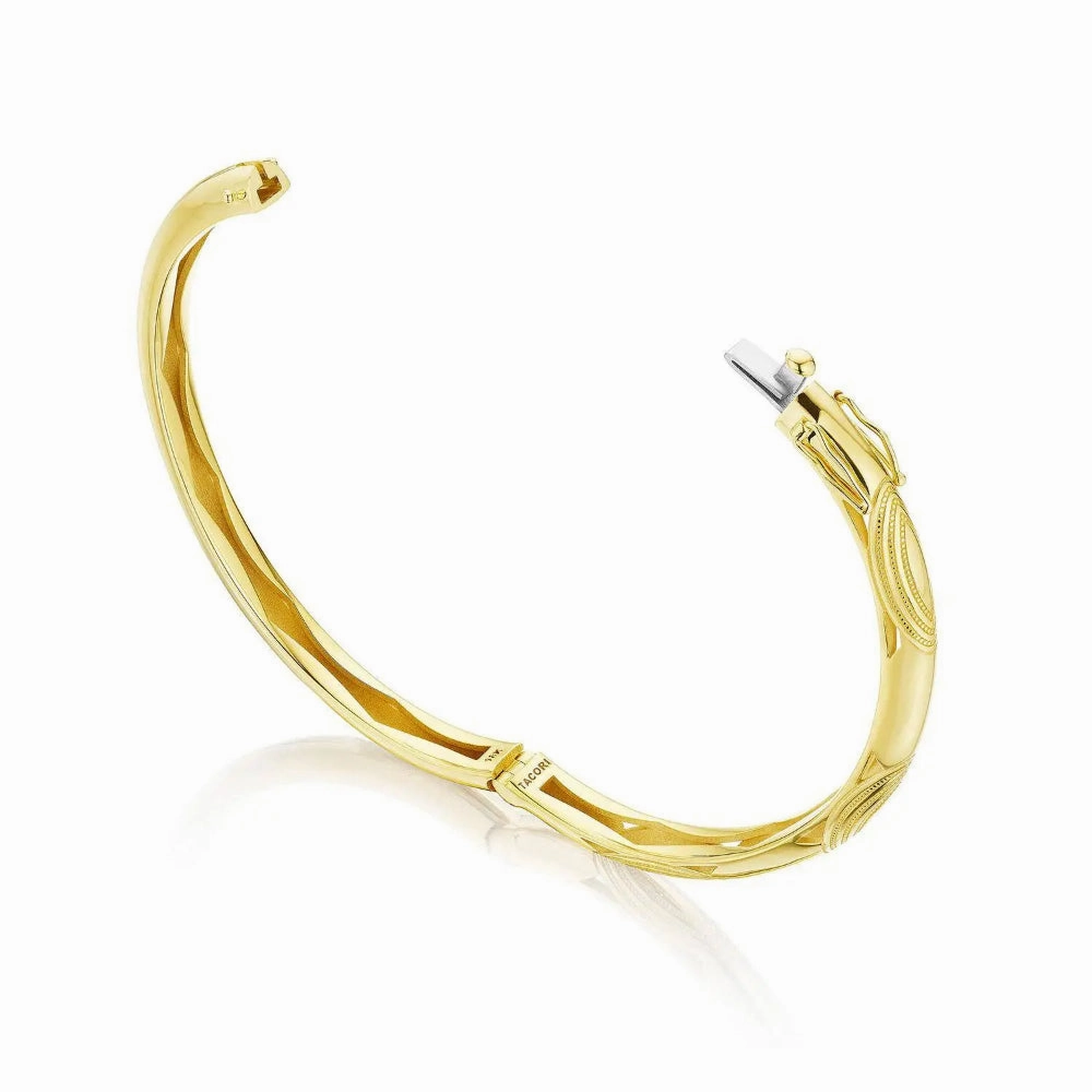 Tacori 18k Crescent Eclipse High Polish Bangle