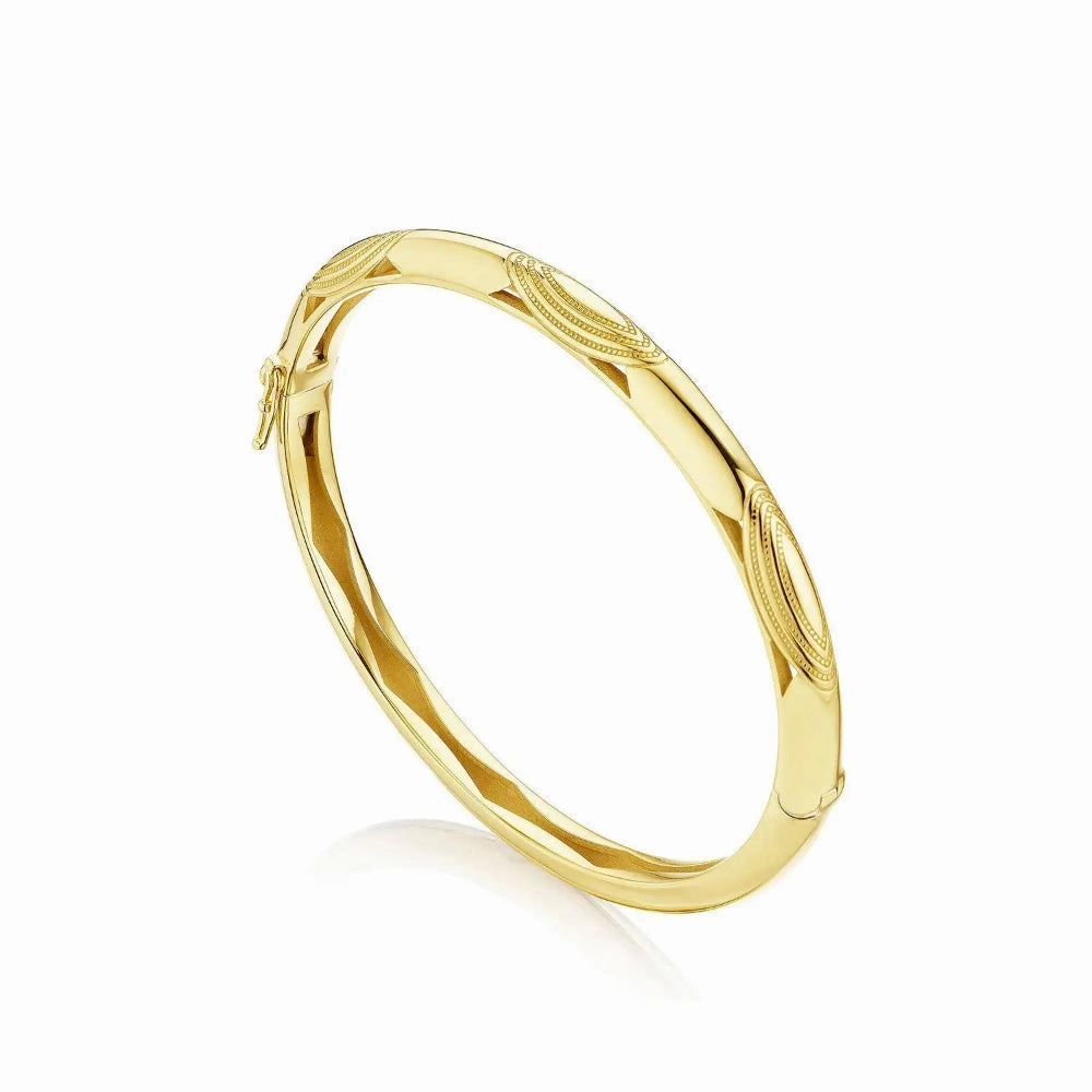 Tacori 18k Crescent Eclipse High Polish Bangle