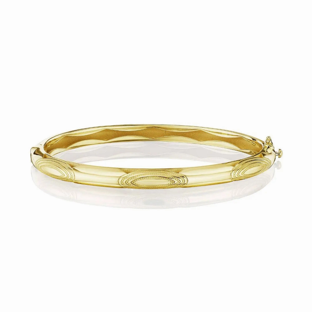 Tacori 18k Crescent Eclipse High Polish Bangle