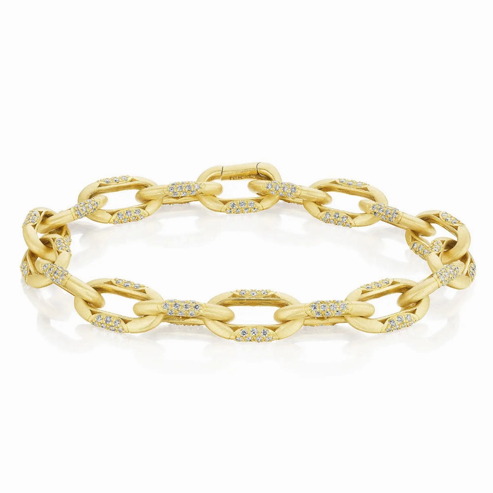 Tacori 18k Gold Small Link Bracelet