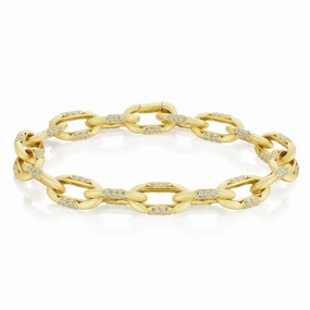 Tacori 18k Gold Small Link Bracelet