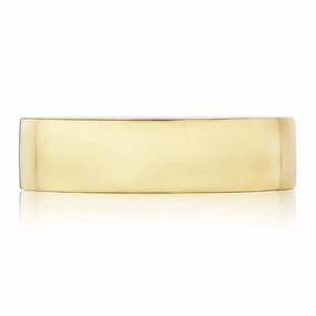 Tacori 18Y Classic Flat Mens Wedding Band in High Polish