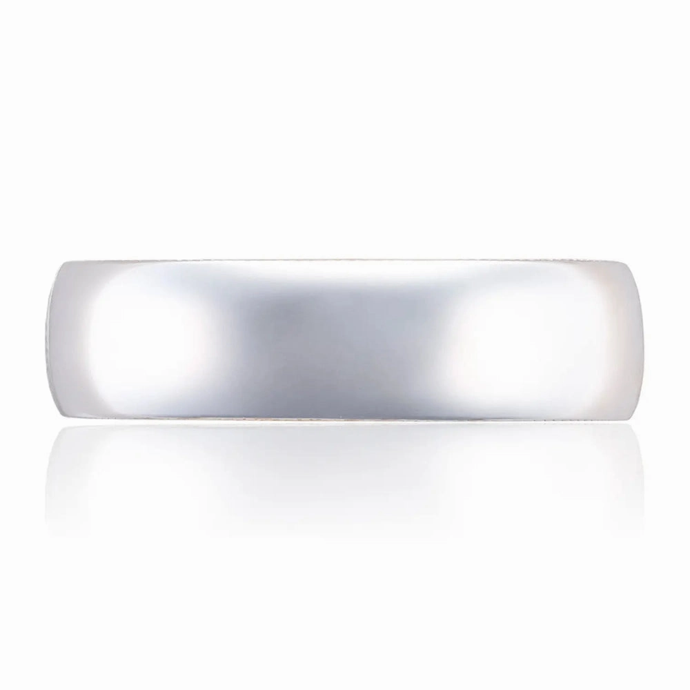 Tacori Classic 18k Two Tone Rounded High Polish Men's Wedding Band