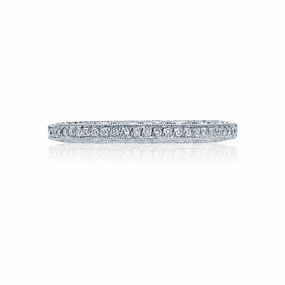 Tacori Classic Crescent Pave Diamond Wedding Band