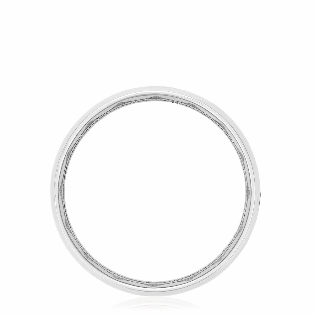 Tacori Classic Satin Finish Flat Mens Wedding Band