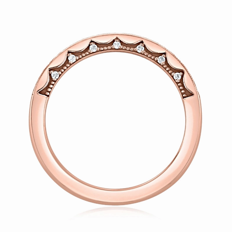 Tacori Costal Crescent Pave Diamond Wedding Band