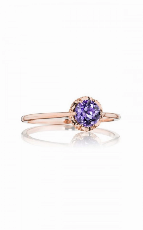 Tacori Petite Crescent Gemstone Crown Ring