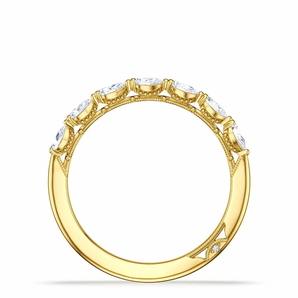 Tacori Sculpted Crescent Pear Wedding Band