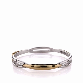 Tacori Two-Tone Oval Promise Bangle Bracelet With Small Key - Medium