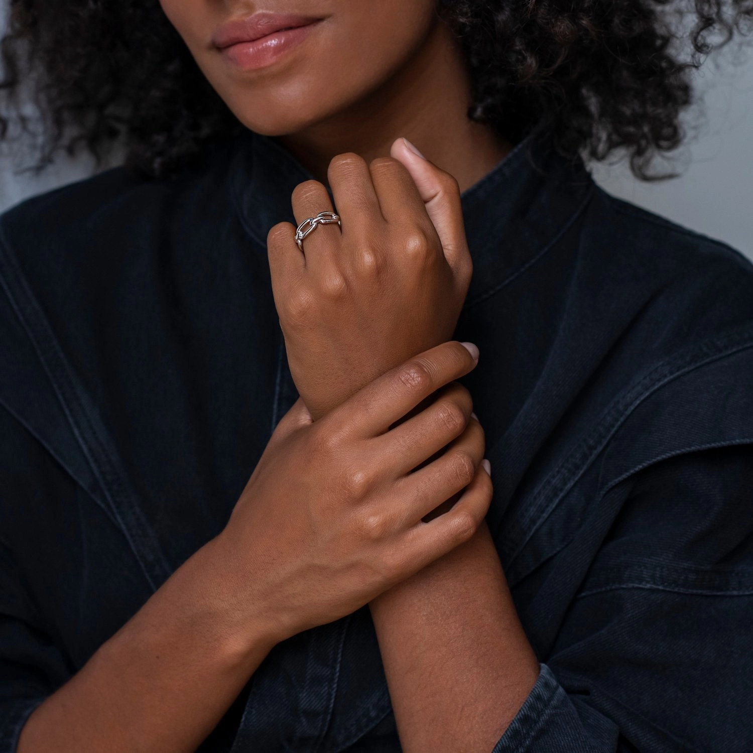 Ti Sento Chain Link Ring
