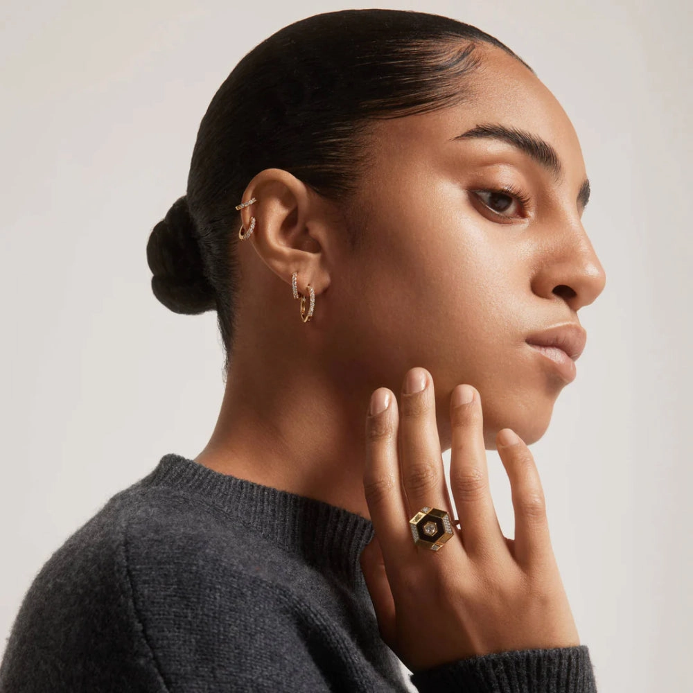 Ti Sento Contempory Geometric Ring