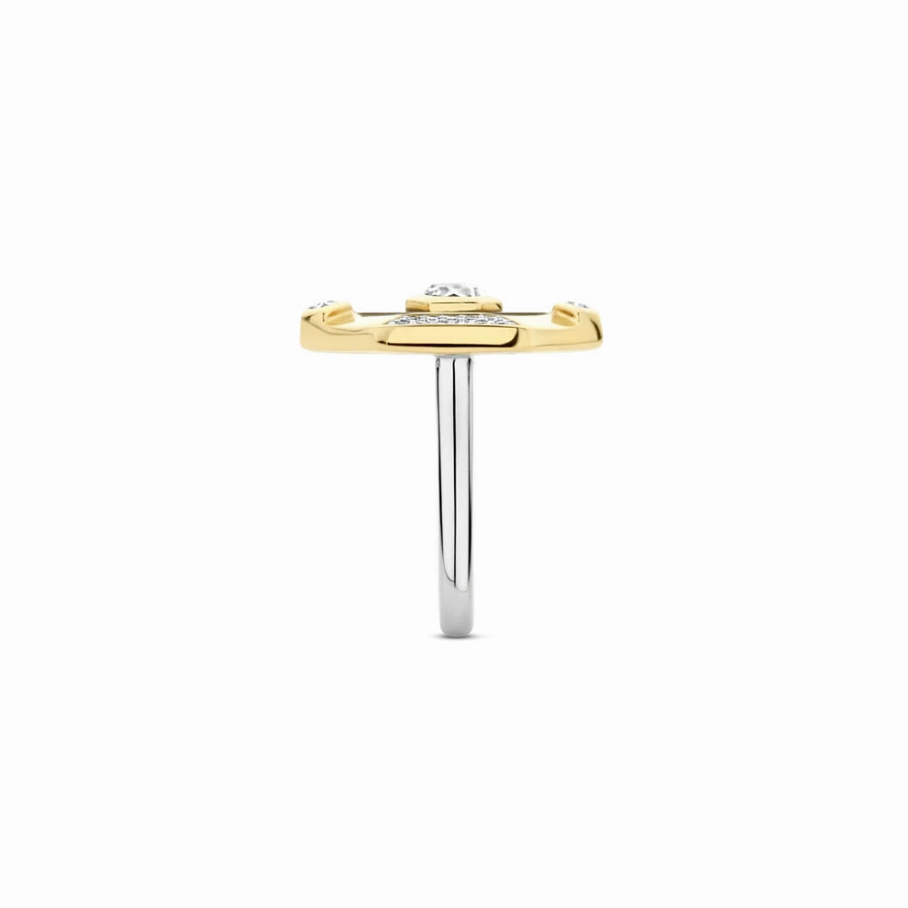 Ti Sento Contempory Geometric Ring