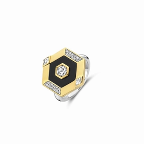 Ti Sento Contempory Geometric Ring