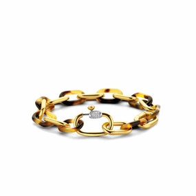 Ti Sento Leopard Print Links Bracelet