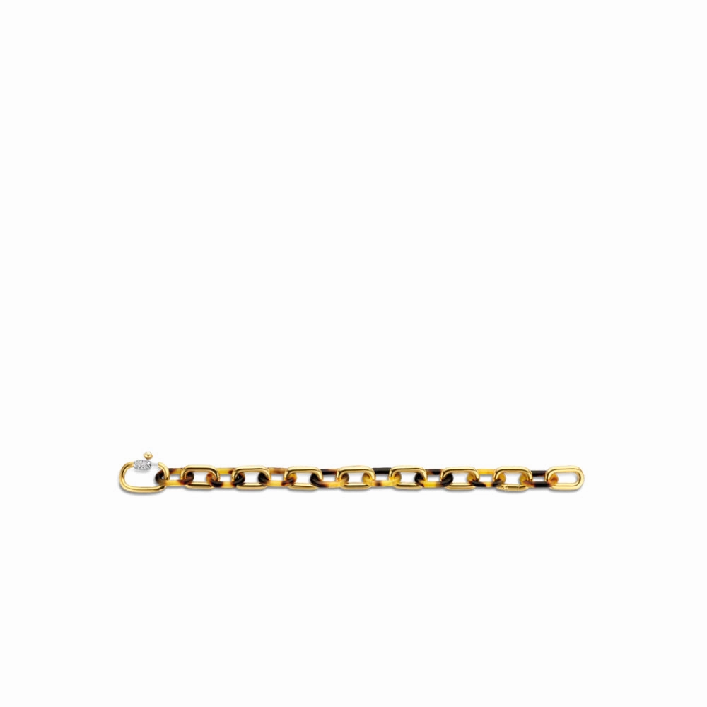 Ti Sento Leopard Print Links Bracelet
