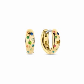 Ti Sento Stardust Hoop Earrings