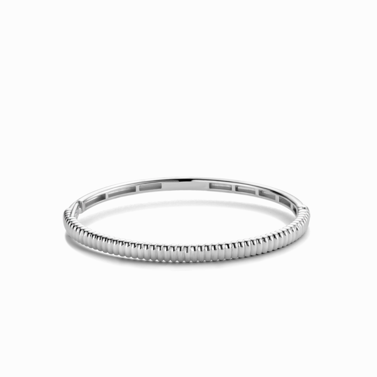 Ti Sento Sterling Silver Grooved Bracelet