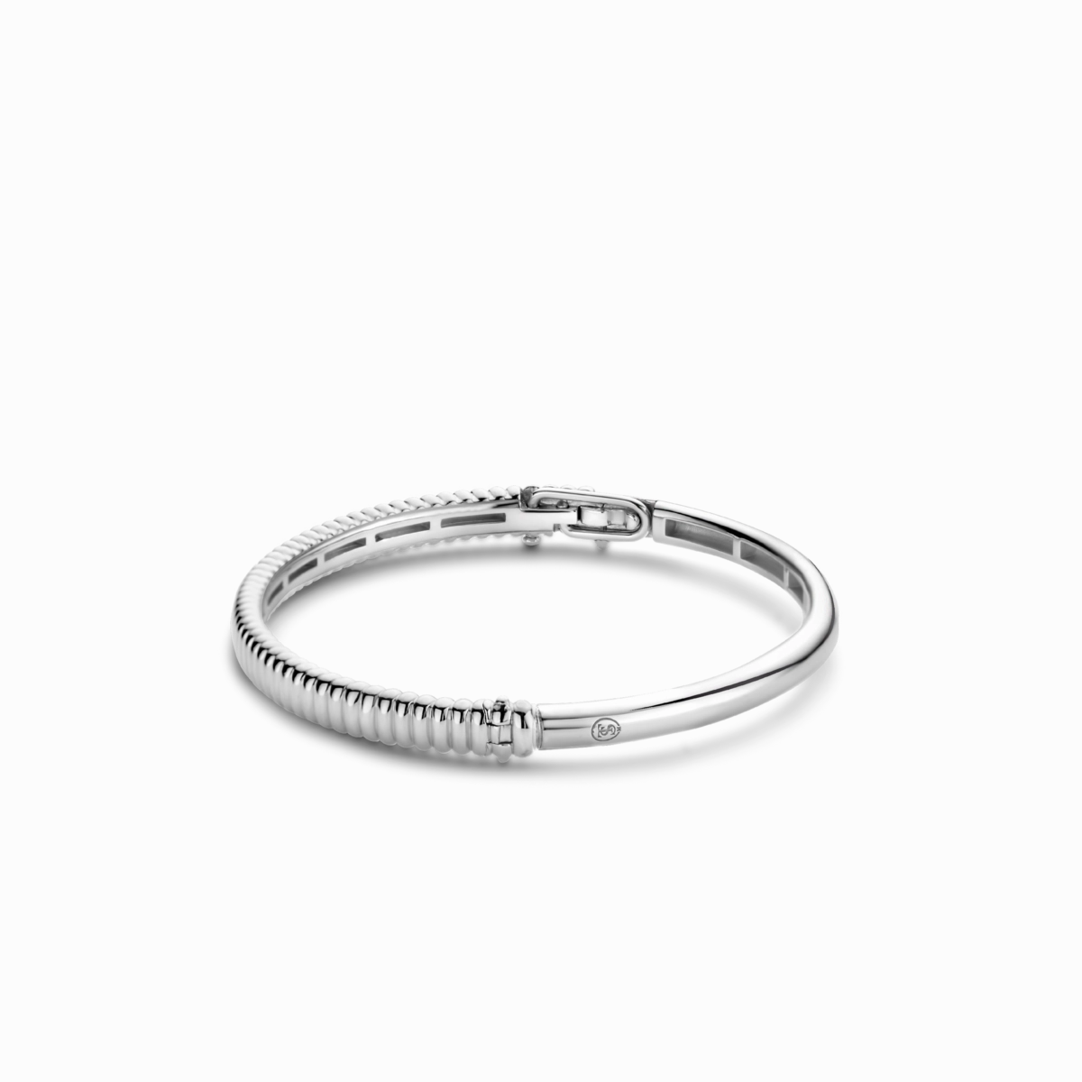 Ti Sento Sterling Silver Grooved Bracelet