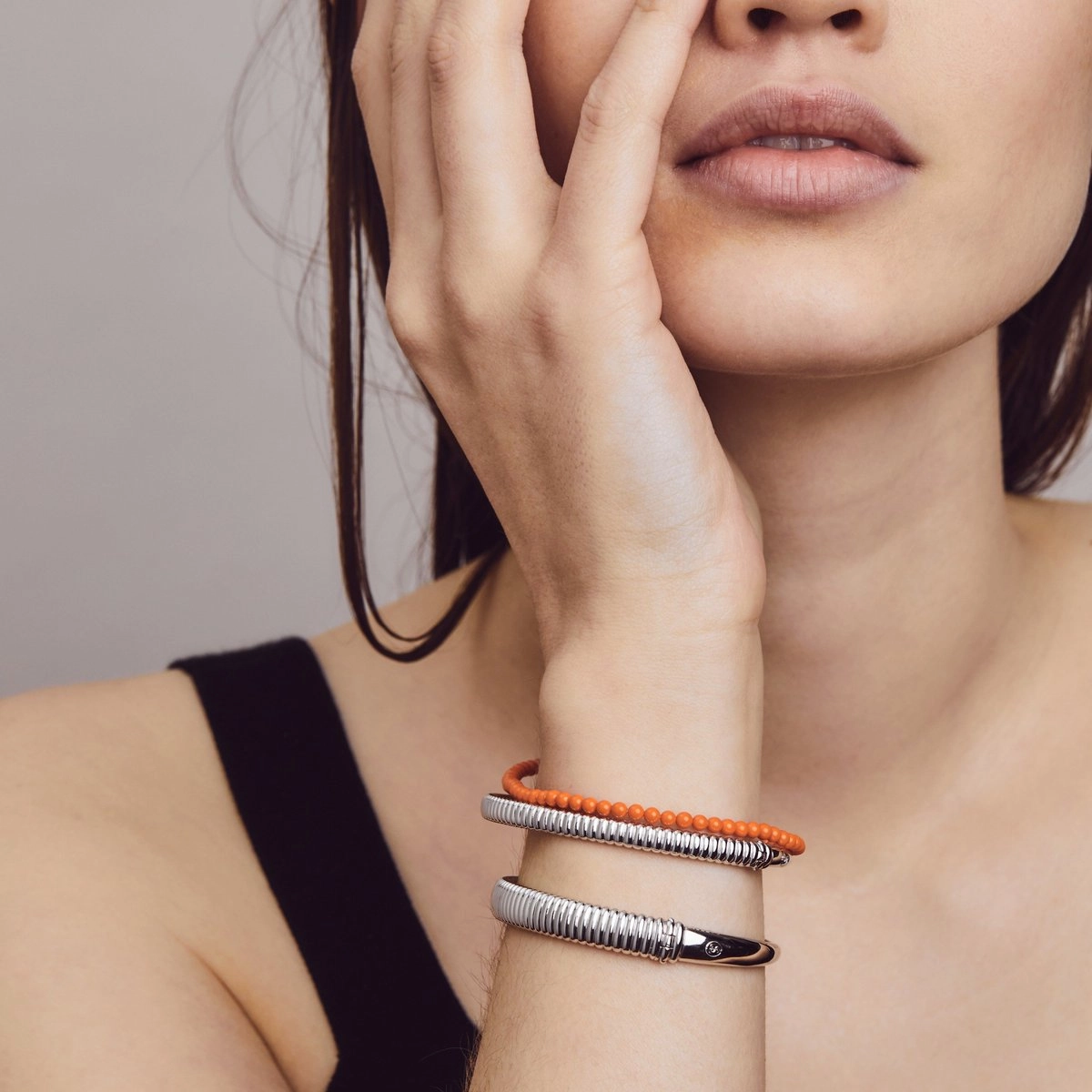 Ti Sento Sterling Silver Grooved Bracelet