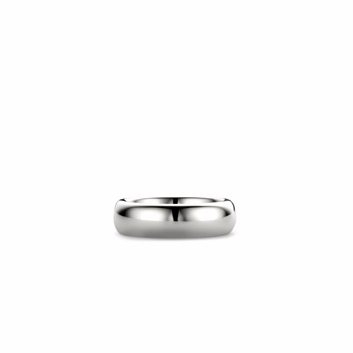 Ti Sento Sterling Silver Wide Polished Band