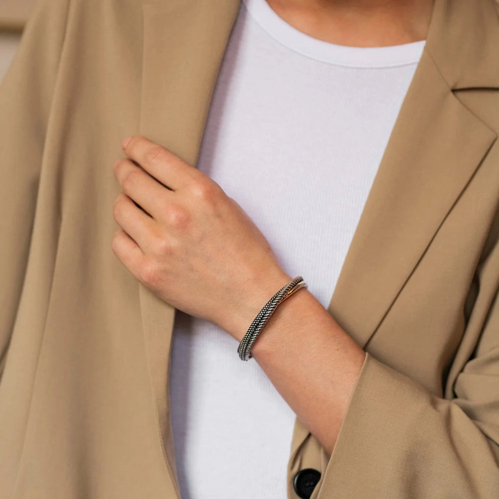 Ti Sento Twist Bangle Bracelet