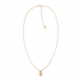 Tommy Hilfiger Gold Plated Orb Ladies Necklace 2780492