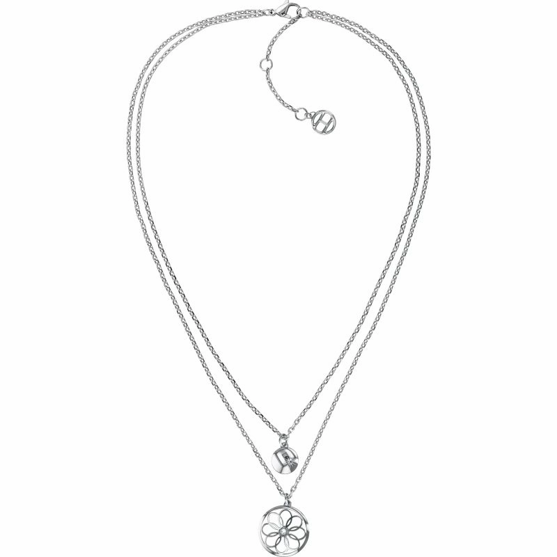 Tommy Hilfiger Ladies Double Layer Charm Necklace 2780067