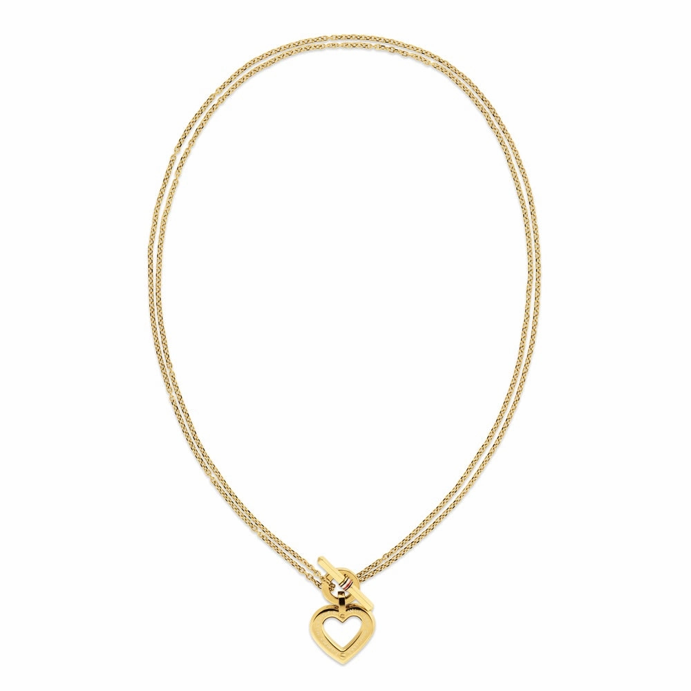 Tommy Hilfiger Ladies Toggle Heart Necklace 2780968