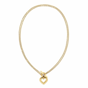 Tommy Hilfiger Ladies Toggle Heart Necklace 2780968
