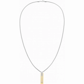 Tommy Hilfiger Logo Double Tag Mens Necklace 2790351