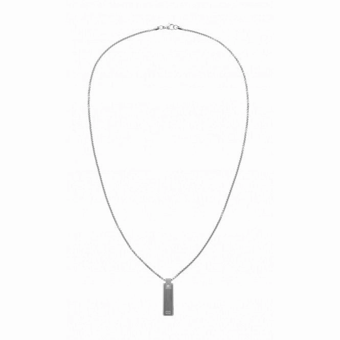 Tommy Hilfiger Logo Tag Mens Necklace 2790392