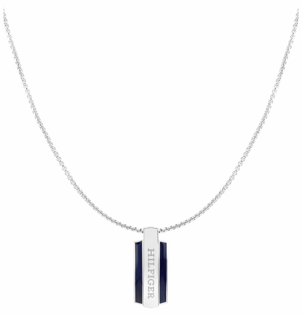 Tommy Hilfiger Mens Parker Dog Tag Necklace 2790599