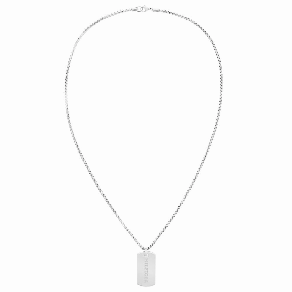 Tommy Hilfiger Mens Tag Necklace 2790627