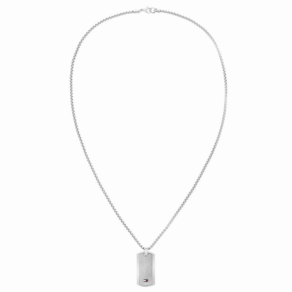 Tommy Hilfiger Mens Tag Necklace 2790627