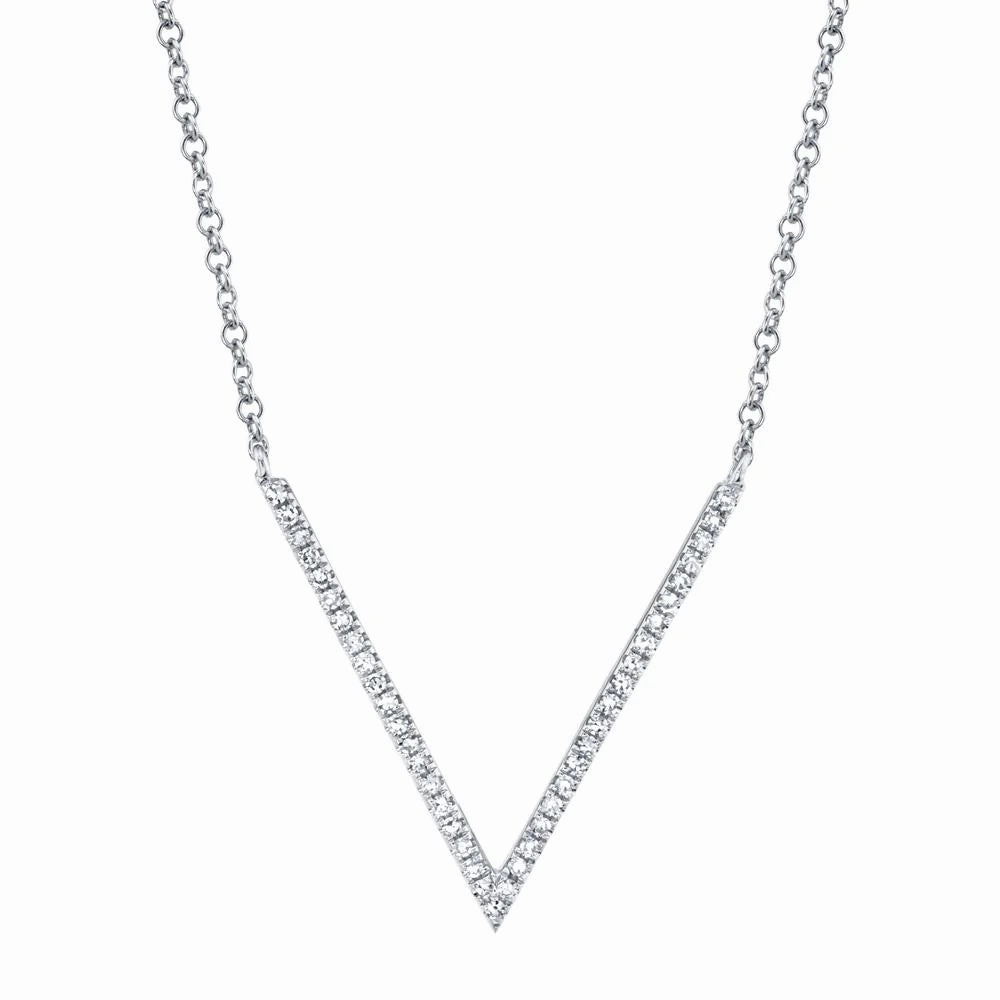 V Diamond Necklace 4690110