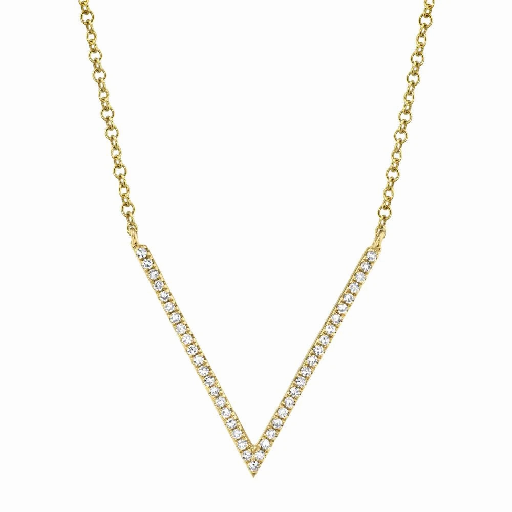 V Diamond Necklace 4690110