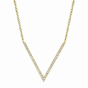 V Diamond Necklace 4690110
