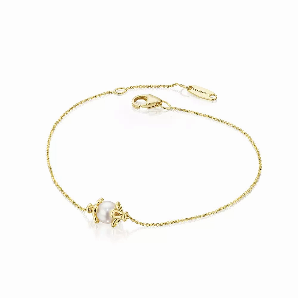 Verragio 18k Reverie Single Pearl Bracelet