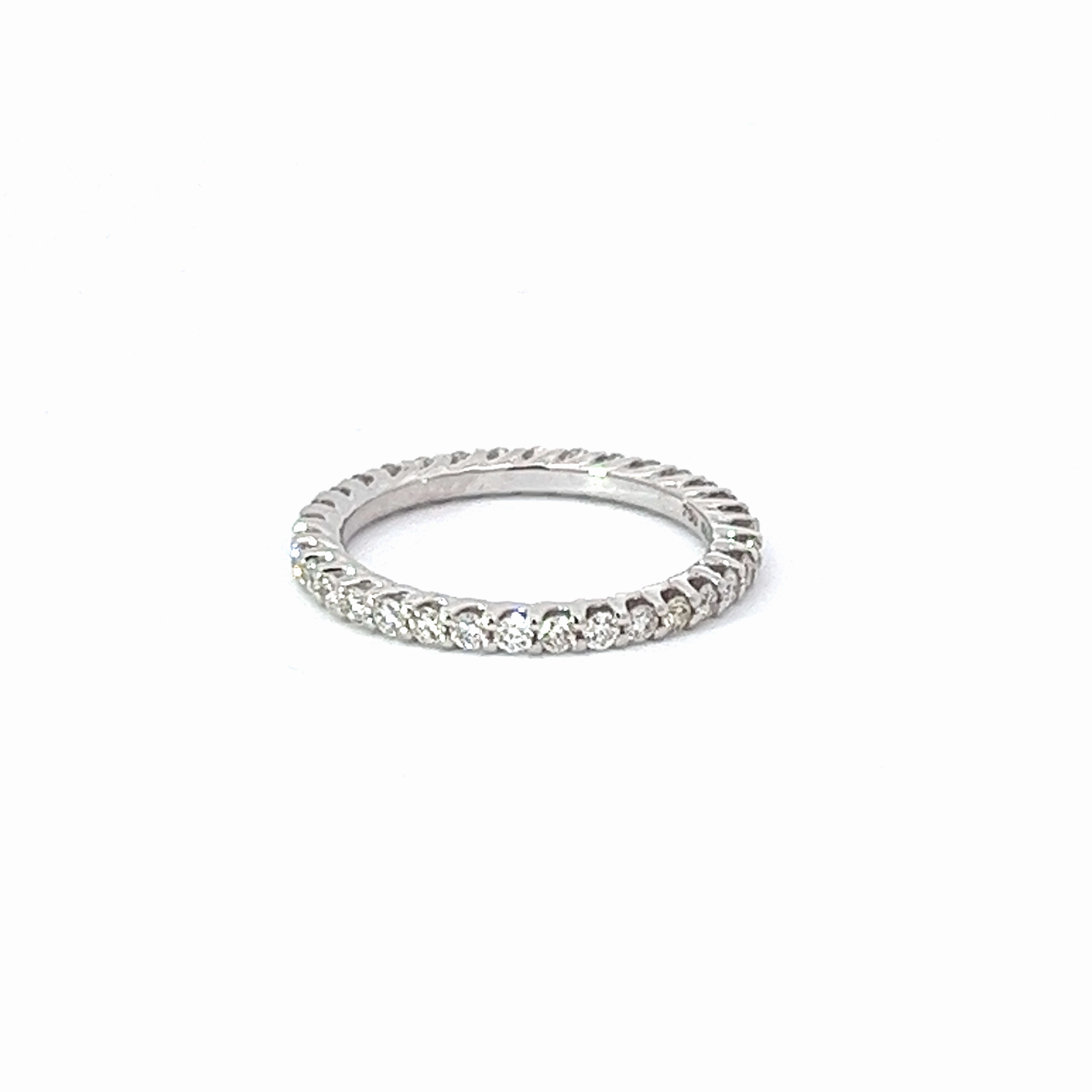 White gold alliance ring