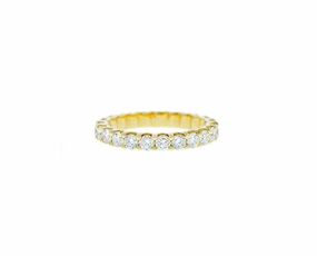 Yellow gold alliance ring