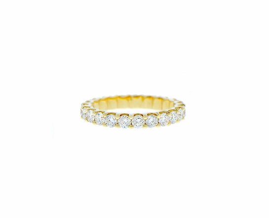 Yellow gold alliance ring