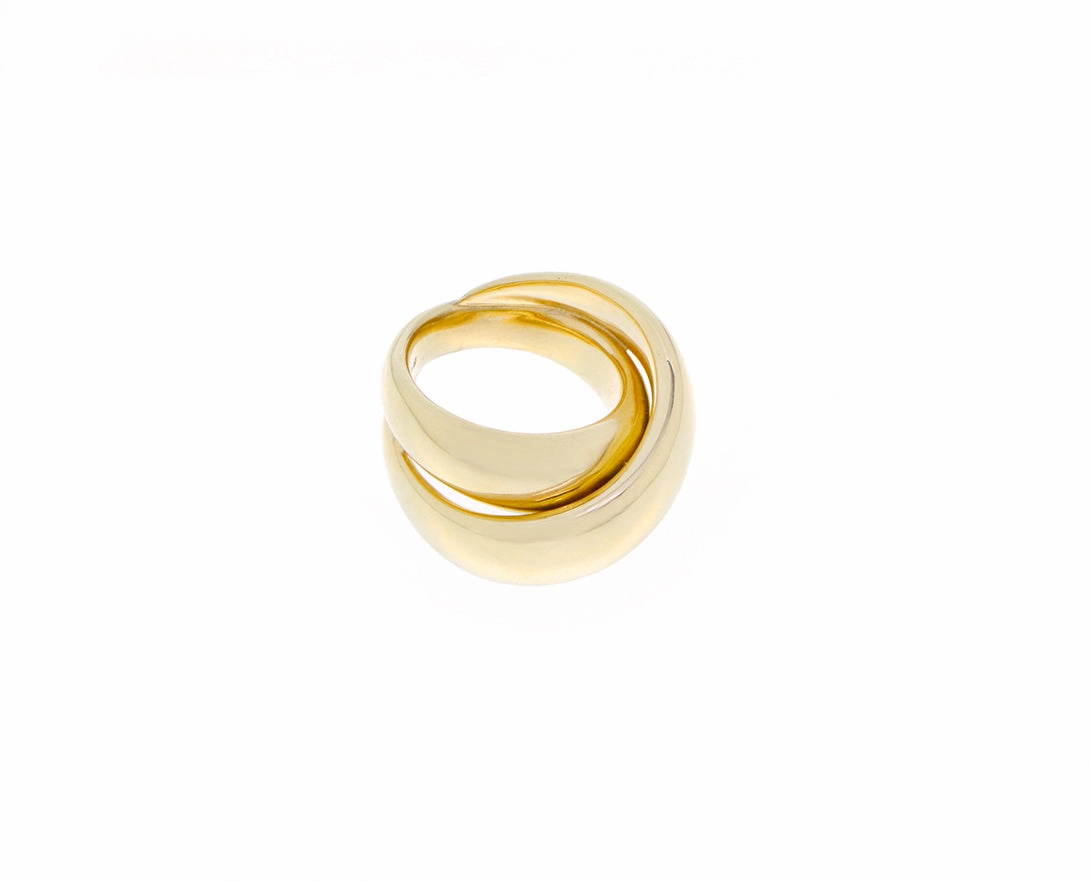 Yellow gold ring