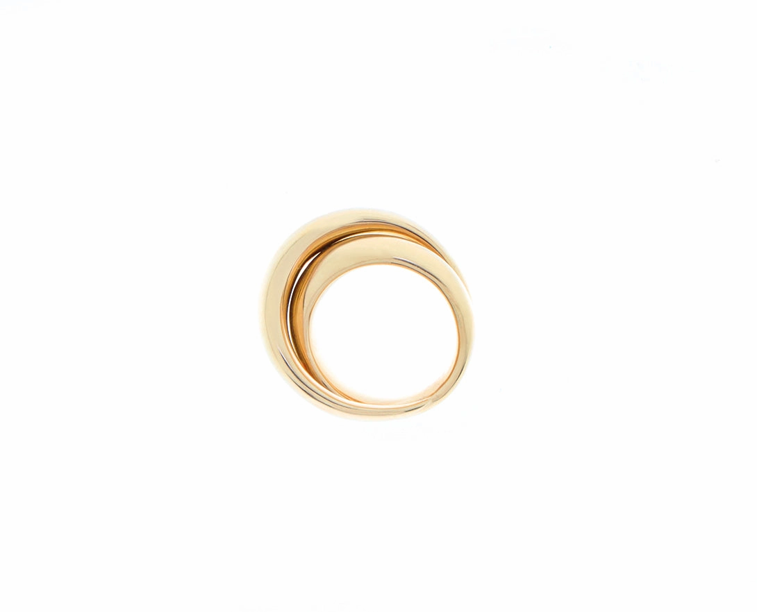 Yellow gold ring